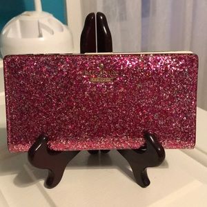 Kate Spade glitter wallet